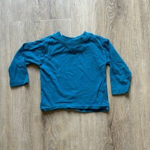 Blue Hanna Anderson long sleeve shirt 75 cm 12-18 months